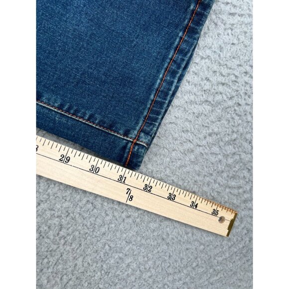 Ace of Diamond Western Bootcut Cowboy Distressed Jeans Men's 30x31 Blue Rodeo - Picture 6 of 11